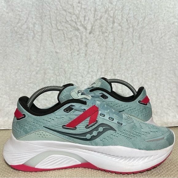 Saucony Womens Guide 16 Mineral Rose Running Athletic Sneakers Shoes SZ US 7 - Picture 6 of 11